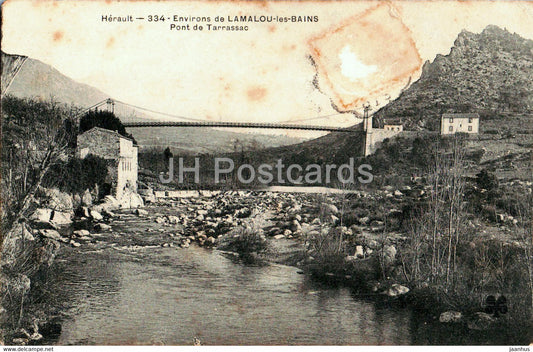 Herault - Environs de Lamalou les Bains - Pont de Tarrassac - 334 -  old postcard - France - used - JH Postcards