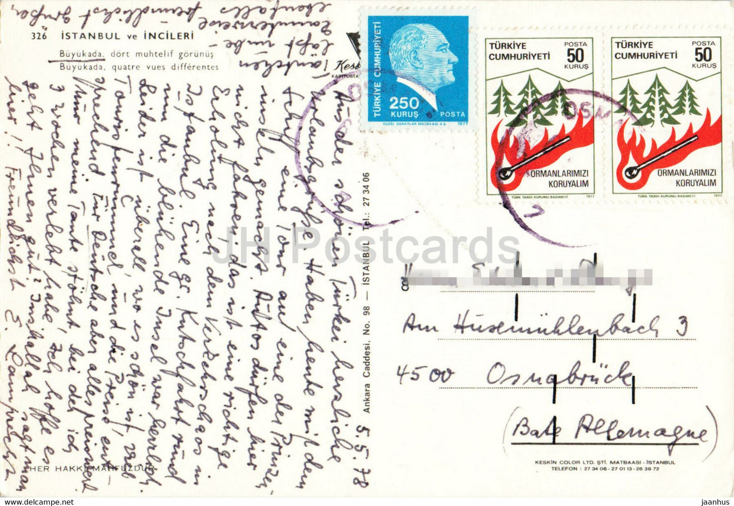 Istanbul - Buyukada - horse carriage - beach - 1978 - Turkey - used