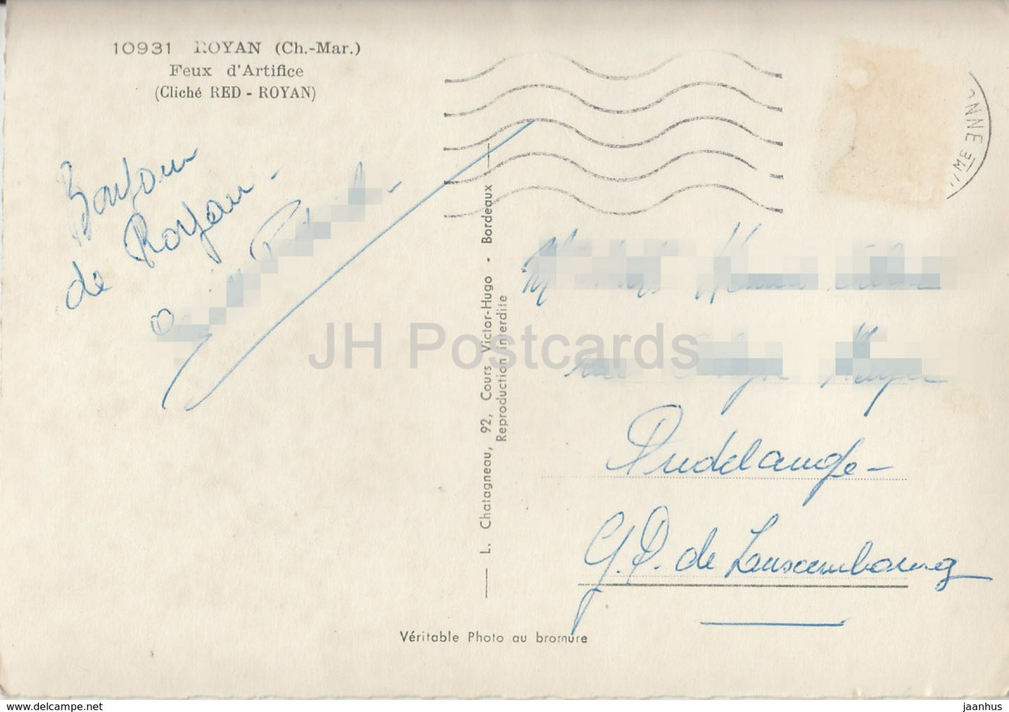 Royan - Feux d'Artifice - fireworks - 10931 - multiview - France - used