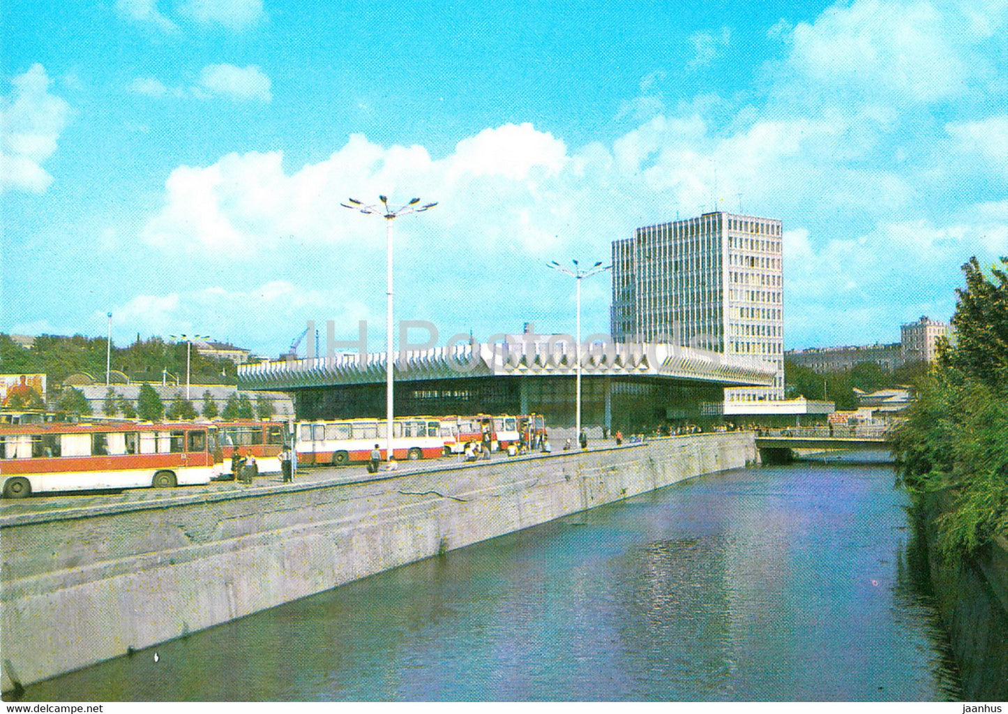 Rostov-on-Don - bus station - bus Ikarus - 1981 - Russia USSR - unused - JH Postcards