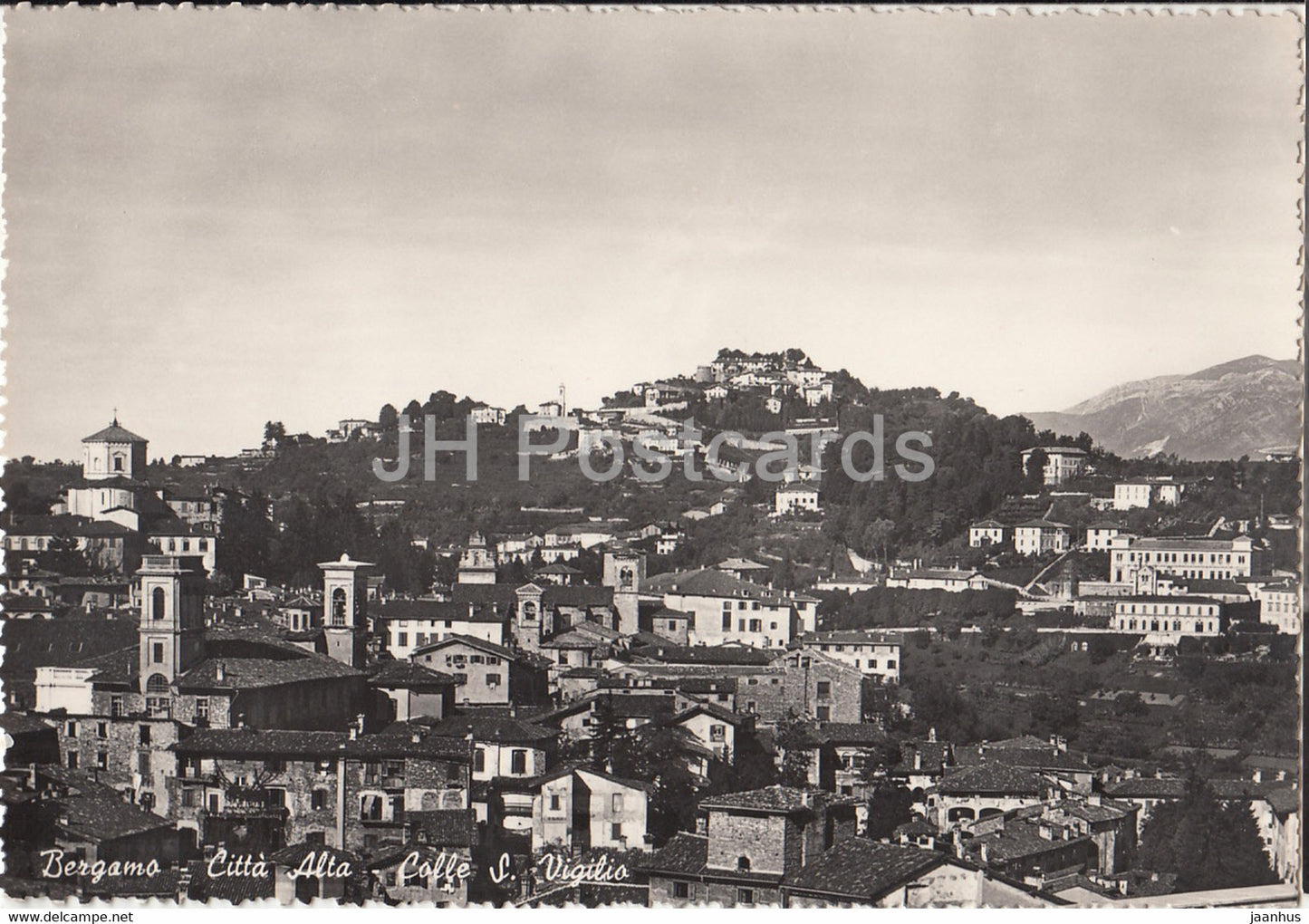 Bergamo - Citta Alta - Colle S Vigilio - Italy - unused - JH Postcards