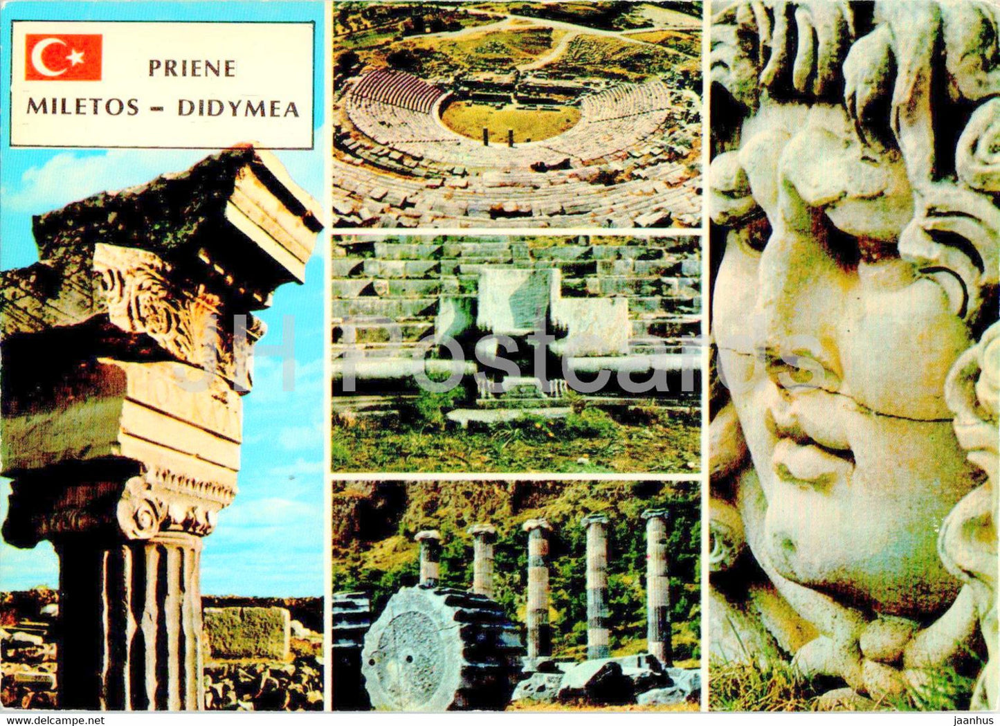 Priene - Miletos - Didymea - Milet - Didim - Didim harabeleri - ancient world - 5453 - Turkey - unused - JH Postcards