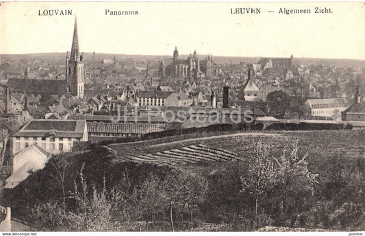 Louvain - Leuven - Panorama - Algemeen Zicht - Feldpost - old postcard - 1917 - Belgium - used - JH Postcards