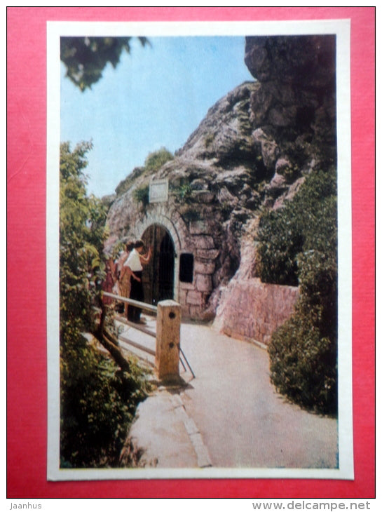 The Lermontov Grotto - Pyatigorsk - Caucasus - 1967 - Russia USSR - unused - JH Postcards