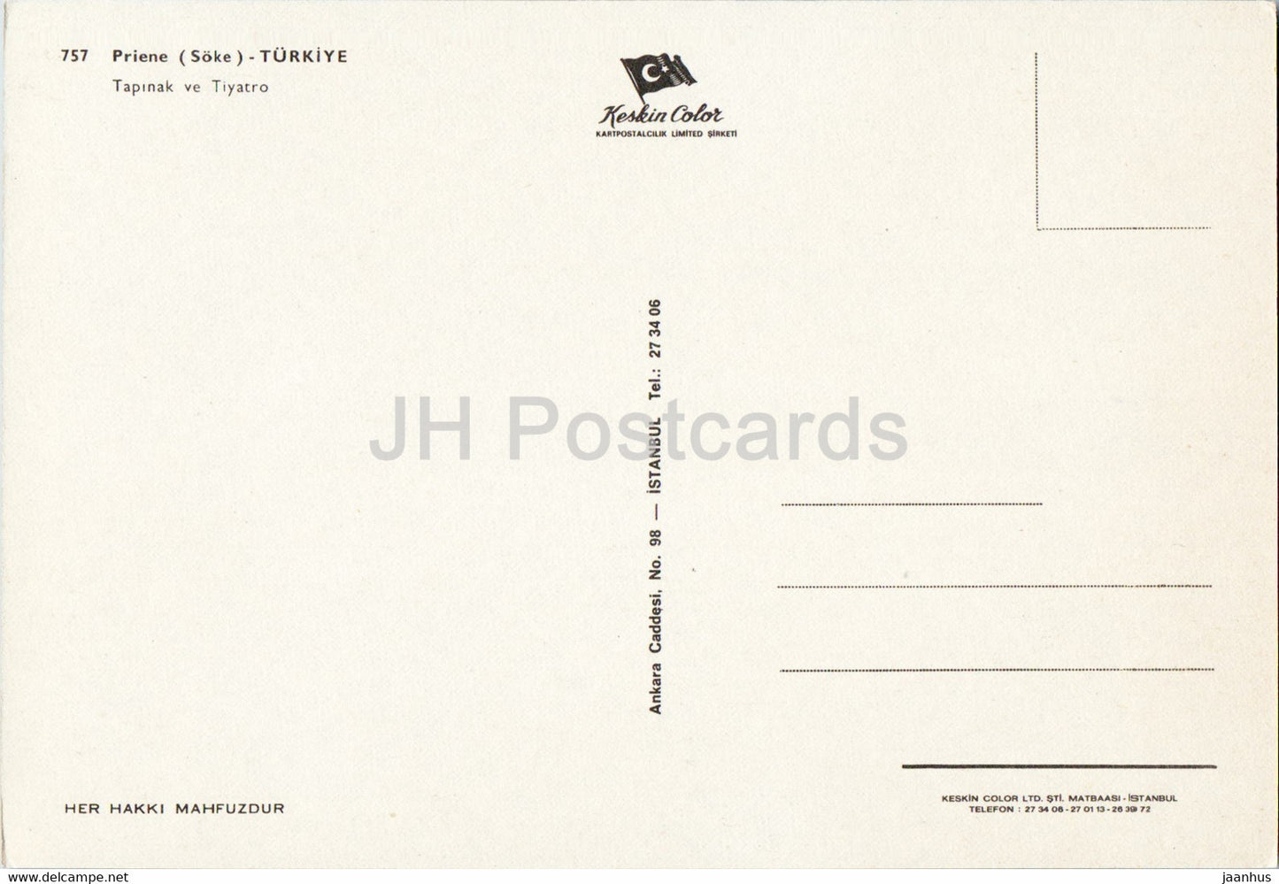 Priene - Soke - Temple and Theatre - ancient world - Turkey - unused