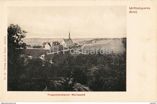 Trappistenkloster Mariawald - Urftalsperre - Eifel - old postcard - Germany - unused - JH Postcards