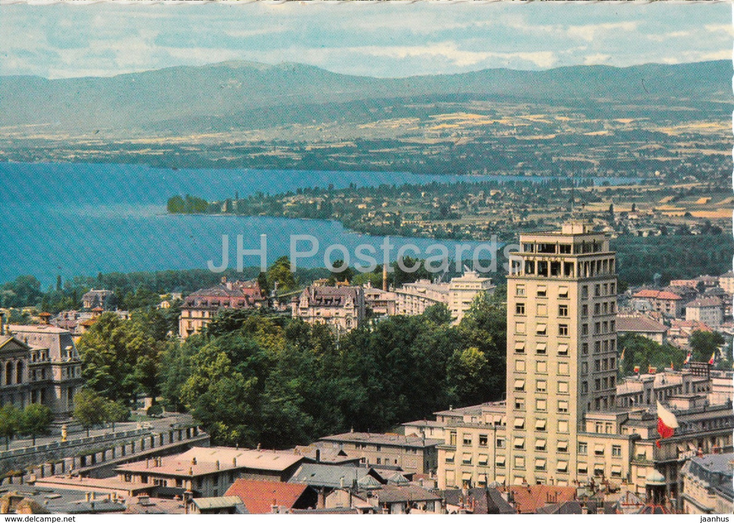 Lausanne - Tour Bel Air - Le lac et le Jura - 8228 - Switzerland - unused - JH Postcards