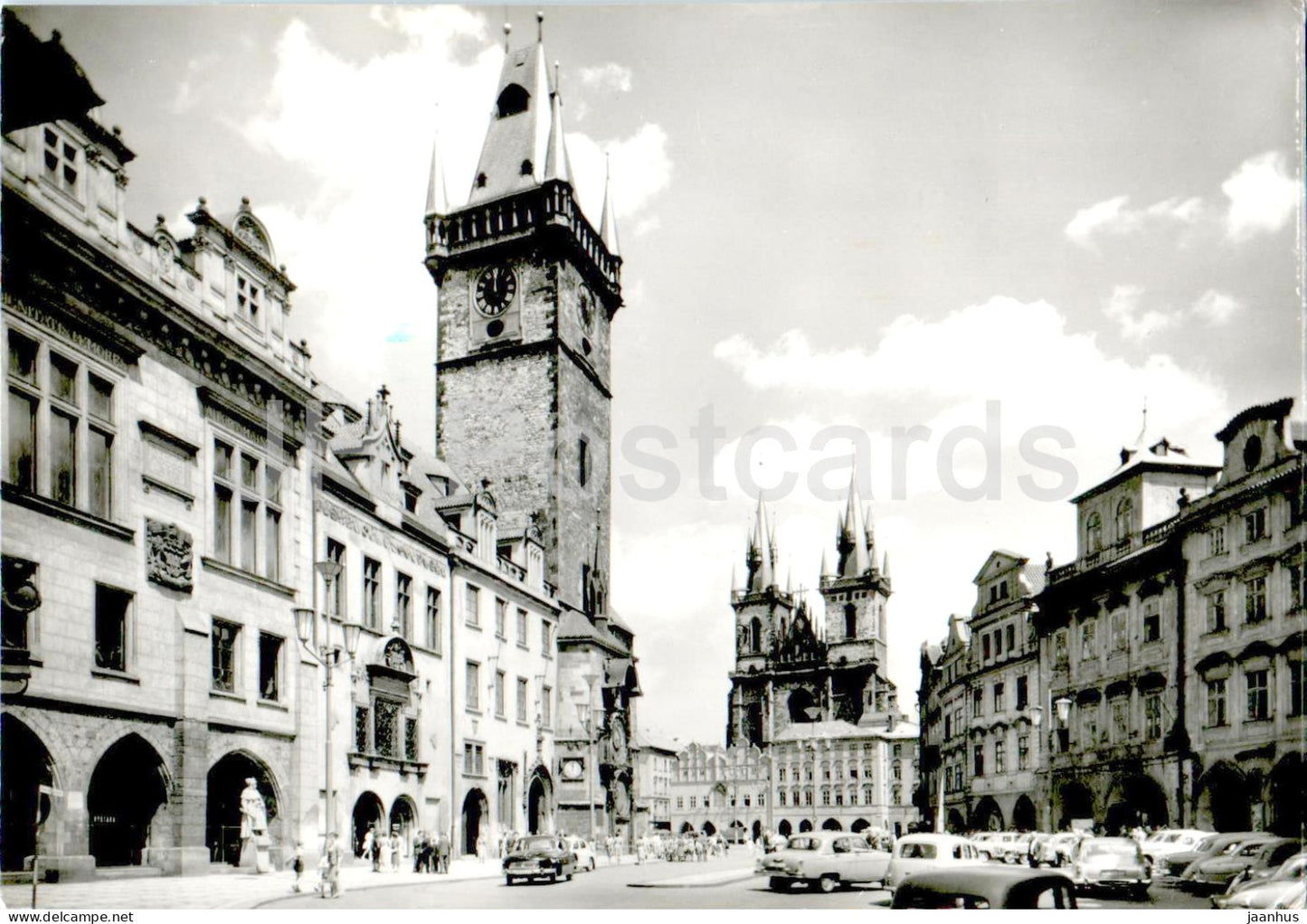 Praha - Prague - The Old Town Hall and Tyn Church - 10-60278 - Czech Republic - Czechoslovakia - used - JH Postcards
