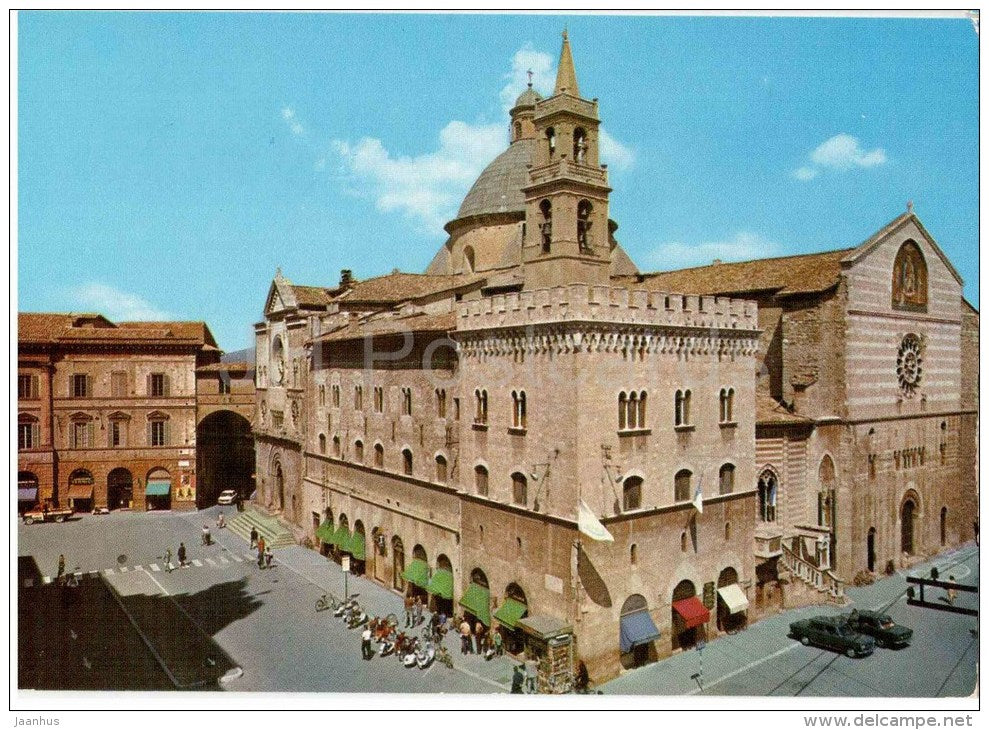 Palazzo delle Canoniche e Basilica di S. Feliciano - palace - Foligno - Umbria - 06034 - 54 - Italia - Italy - unused - JH Postcards