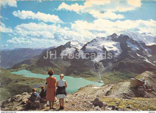 Pontresina - Blick vom Piz Lagalb 2959 m - Bernina Seen - Switzerland - unused - JH Postcards