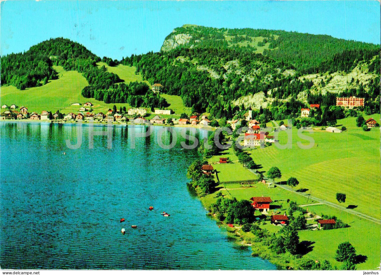 Le Pont - Lac de Joux et Dent de Vaulion - 12987 - 1979 - Switzerland - used - JH Postcards
