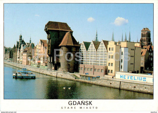 Gdansk - Stare Miasto - 1992 - Poland - unused - JH Postcards