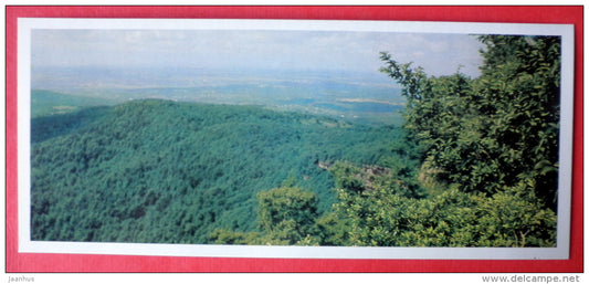 View from a Satrapi hill on the Colchis lowland - Caves of ancient Colchis - Kutaisi - 1988 - USSR Georgia - unused - JH Postcards