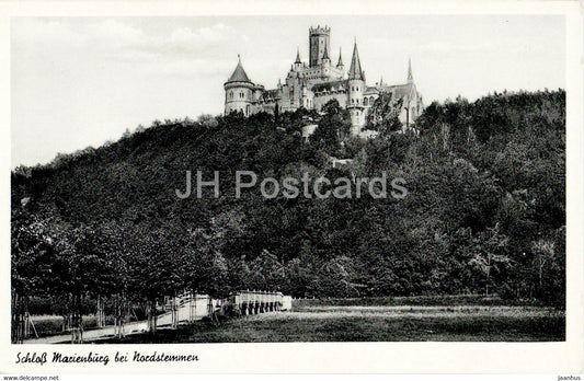Schloss Marienburg bei Nordstemmen - castle - old postcard - Germany - used - JH Postcards