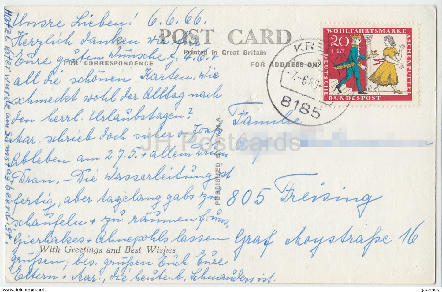 Glasgow - The University - 362 - 1966 - Royaume-Uni - Écosse - utilisé