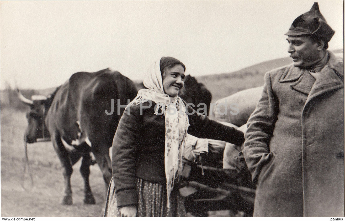 A Mortal Enemy - Movie - Zhanna Prokhorenko - Evgenyi Matveyev - 1980 - Russia USSR - unused - JH Postcards