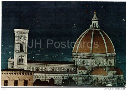 incanto notturno - nightly enchantement - Firenze - Toscana - 146 - Italia - Italy - unused - JH Postcards