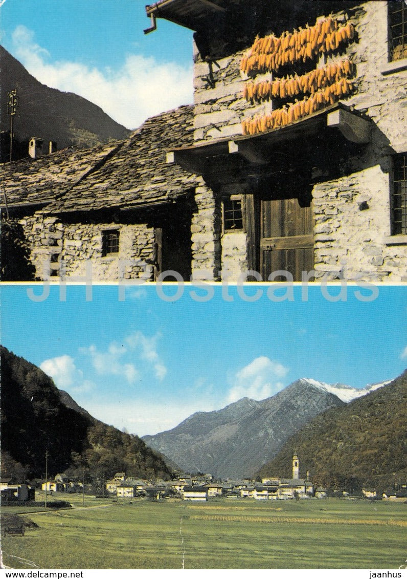 Moghegno 330 m - Valle Maggia TI - 1978 - Switzerland - used - JH Postcards