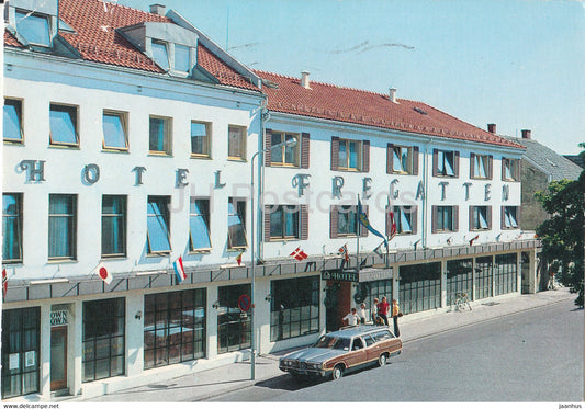 Hotel Fregatten - Kristiansand - US car - 1975 - Norway - used - JH Postcards