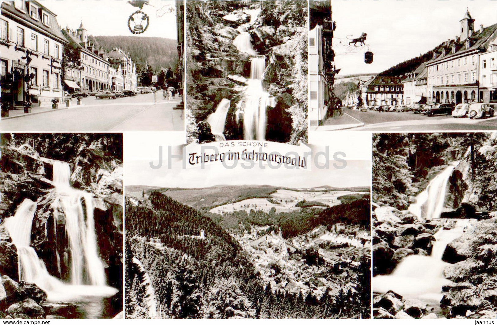 Das schone Triberg im Schwarzwald - old postcard - Germany - used - JH Postcards