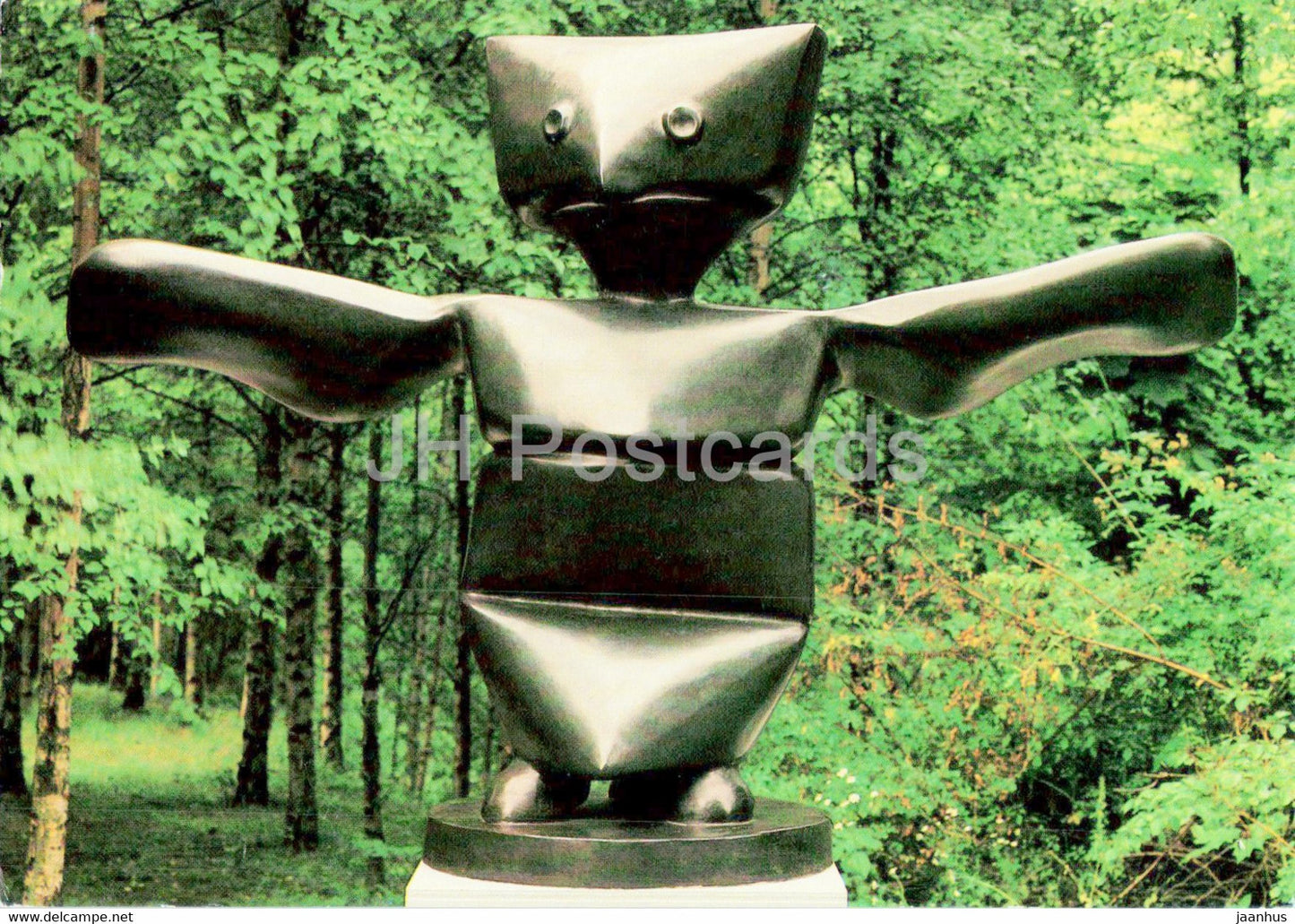 sculpture by Max Ernst - The Great Helper - Louisiana Museum of Modern Art - German art - Denmark - unused - JH Postcards