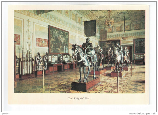 The Knight`s Hall - Hermitage - St. Petersburg - Leningrad - 1978 - Russia USSR - unused - JH Postcards