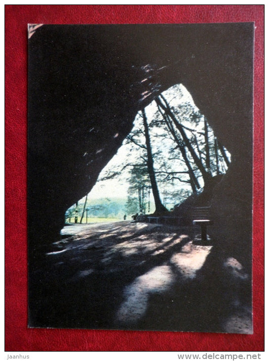 Gutman`s Cave - Sigulda - Latvia USSR - unused - JH Postcards
