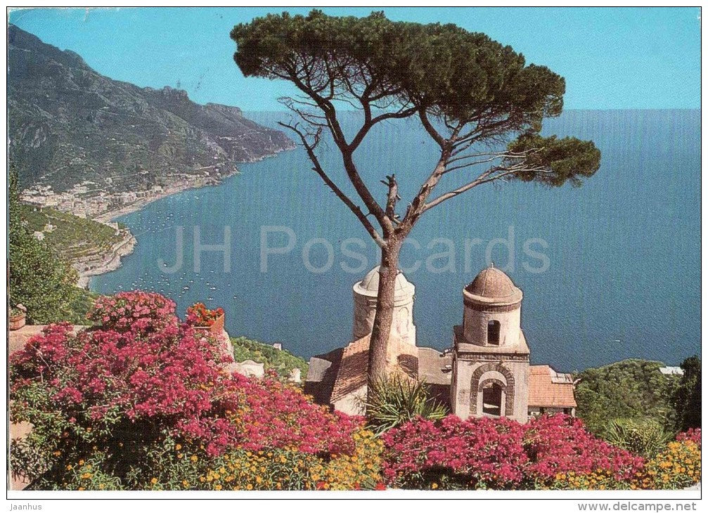 Ravello , Il Belvedere di Villa Rufolo - Costiera Amalfitana - 0475 - Italia - Italy - sent from Italy to Germany 1999 - JH Postcards