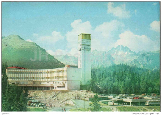 Strbske Pleso - Vysoka - mountains - bus - High Tatras - Vysoke Tatry - Czechoslovakia - Slovakia - used 1972 - JH Postcards