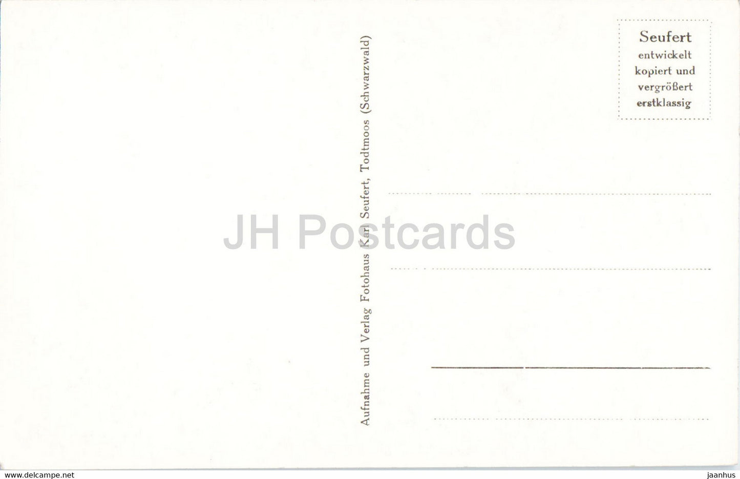 Todtmoos im Schwarzwald von Osten - old postcard - Germany - unused