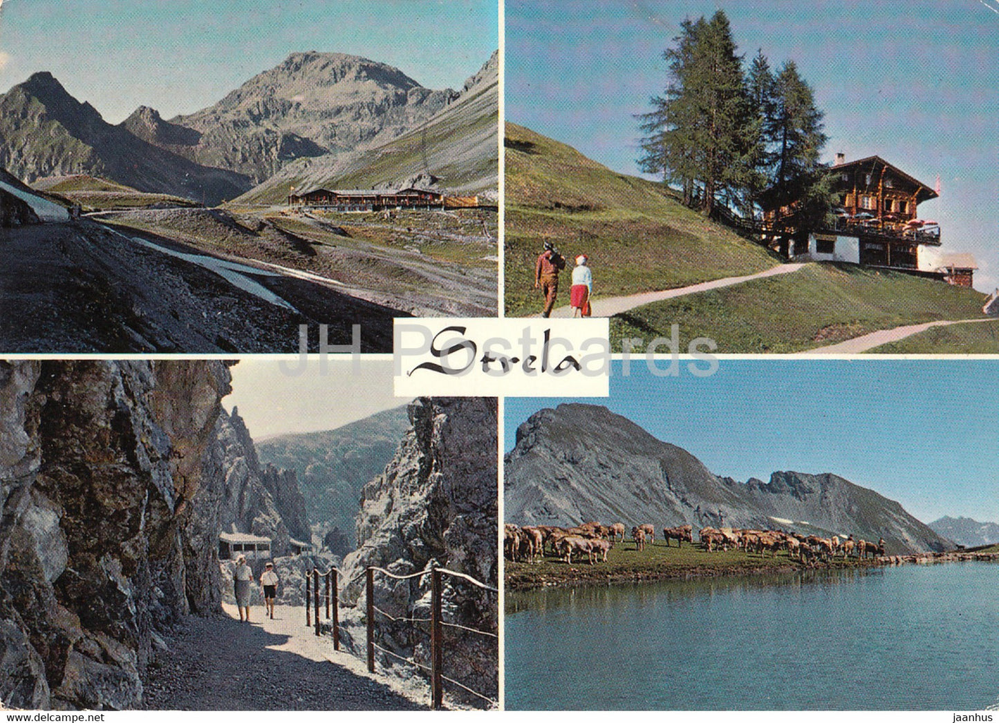 Davos - Strela - Strelapass 2350 m - Strela Alp 1920 m - 116 - Switzerland - used - JH Postcards