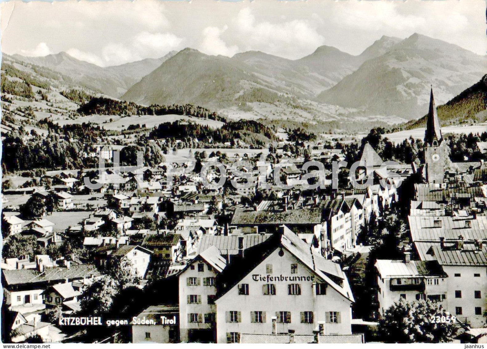Kitzbuhel gegen Suden - Tirol - Tiefenbrunner - 23059 - old postcard - 1956 - Austria - used - JH Postcards