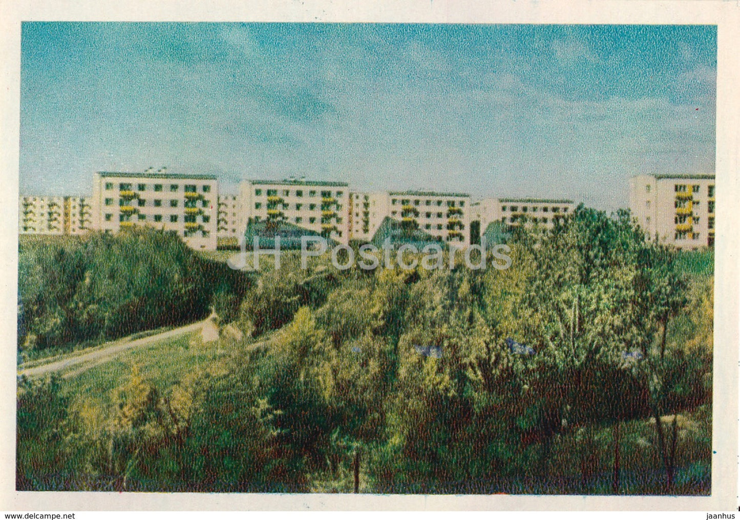 Kaunas - K. Brasauskas street - 1965 - Lithuania USSR - unused - JH Postcards