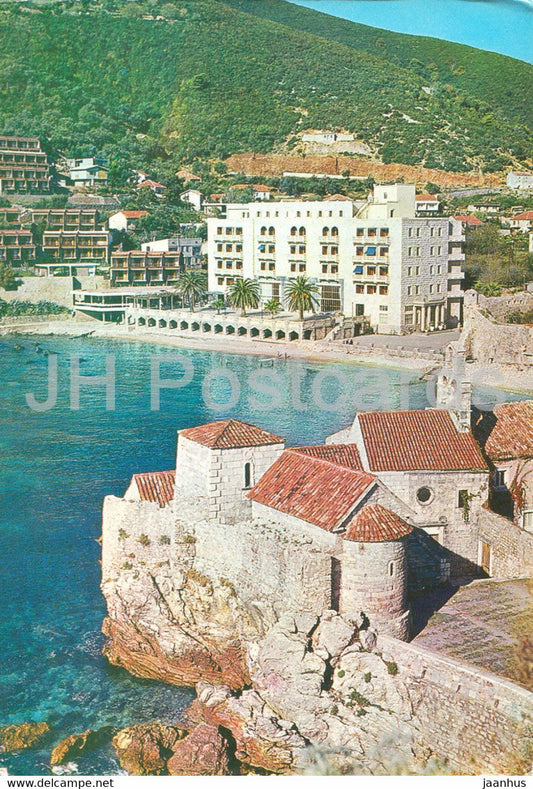 Budva - town view - Yugoslavia - Montenegro - used - JH Postcards