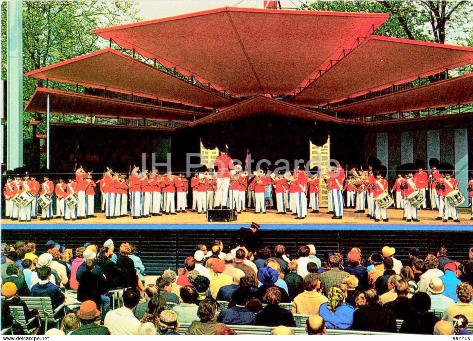 Copenhagen - Tivoli - concert - orchestra - 1986 - Denmark - used - JH Postcards