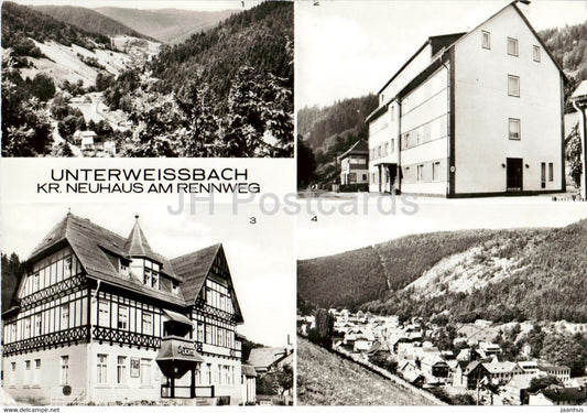 Unterweissbach - Kr Neuhaus am Rennweg - FDGB Erholungsheim - Goldene Lichte - 1 - Germany DDR - used - JH Postcards