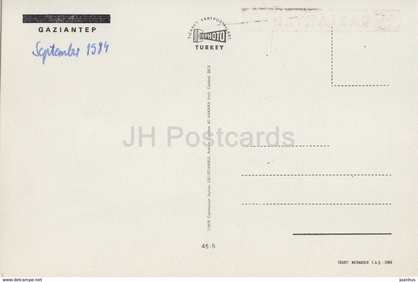 Gaziantep - 1984 - Turkey - used