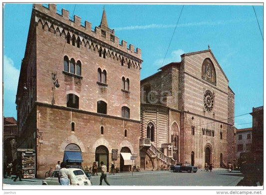 Palazzo delle Canoniche e Basilica di S. Feliciano - palace - Foligno - Umbria - 06034 - 129 - Italia - Italy - unused - JH Postcards