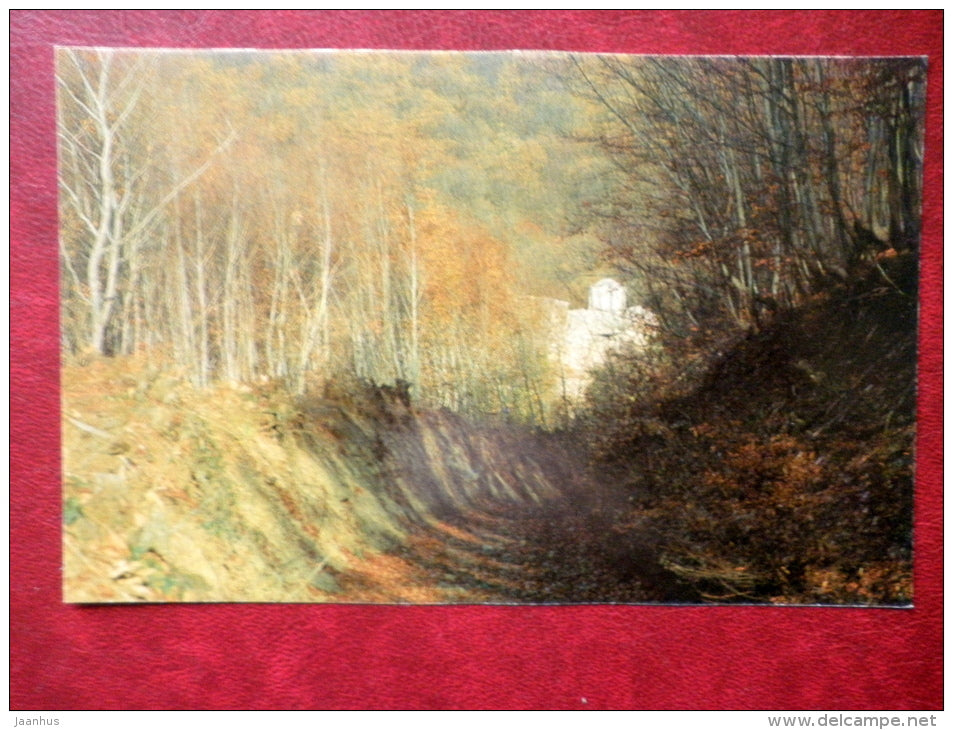 road to the Armenian Monastery - Staryi Krym - 1973 - Ukraine USSR - unused - JH Postcards