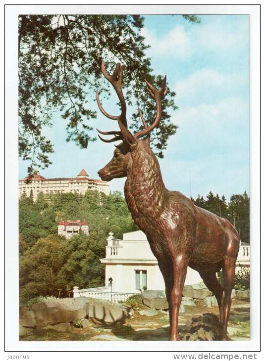 View of the Spa from Richmond Sanatorium - Karlovy Vary - Czech Republic - unused - JH Postcards