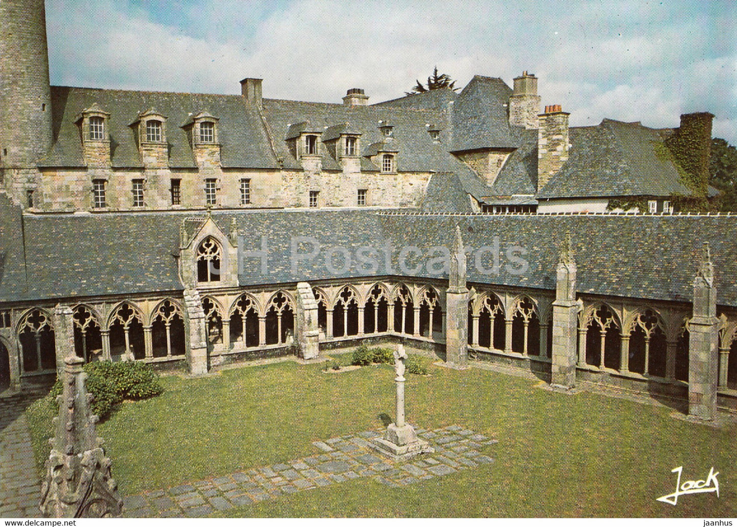 Treguier - Le Cloitre - Couleurs de Bretagne - cloister - 22220 - France - unused - JH Postcards
