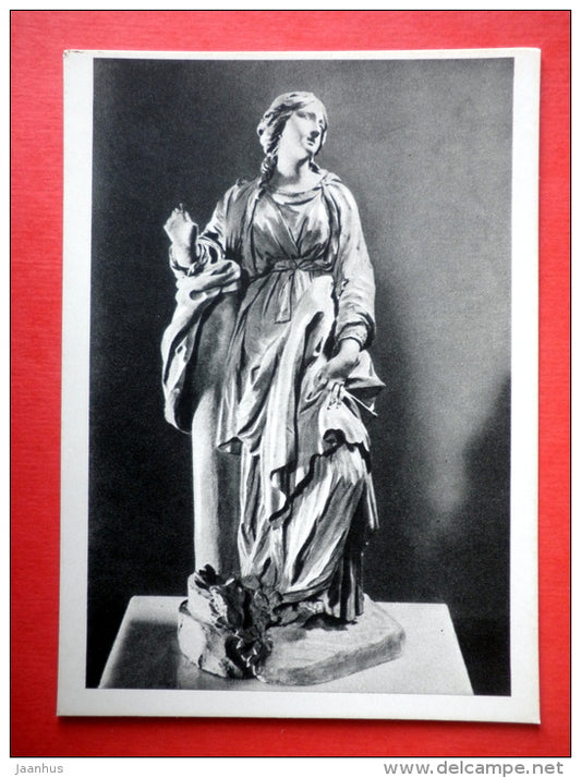 Holy Bibiana by Gian Lorenzo Bernini - sculpture - italian art - unused - JH Postcards