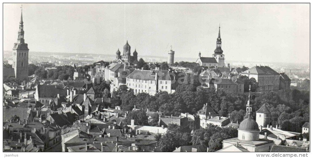 Old Town panorama - Tallinn - photo card - 1975 - USSR Estonia - unused - JH Postcards