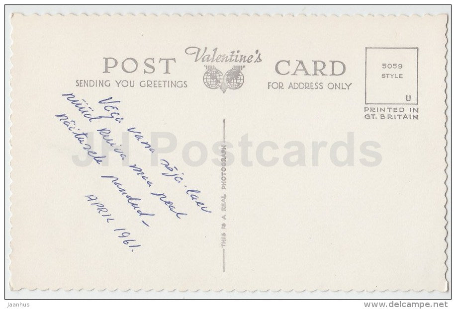 Portsmouth - sailing ship The Victory - K 2195 - England - used - JH Postcards