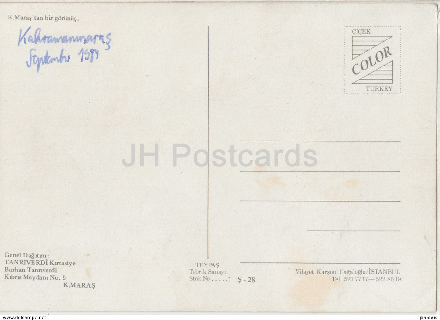 K Maras - view - 1984 - Turkey - used