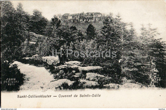 Sankt Odilienkloster - Couvent de Sainte Odile - old postcard - France - used - JH Postcards