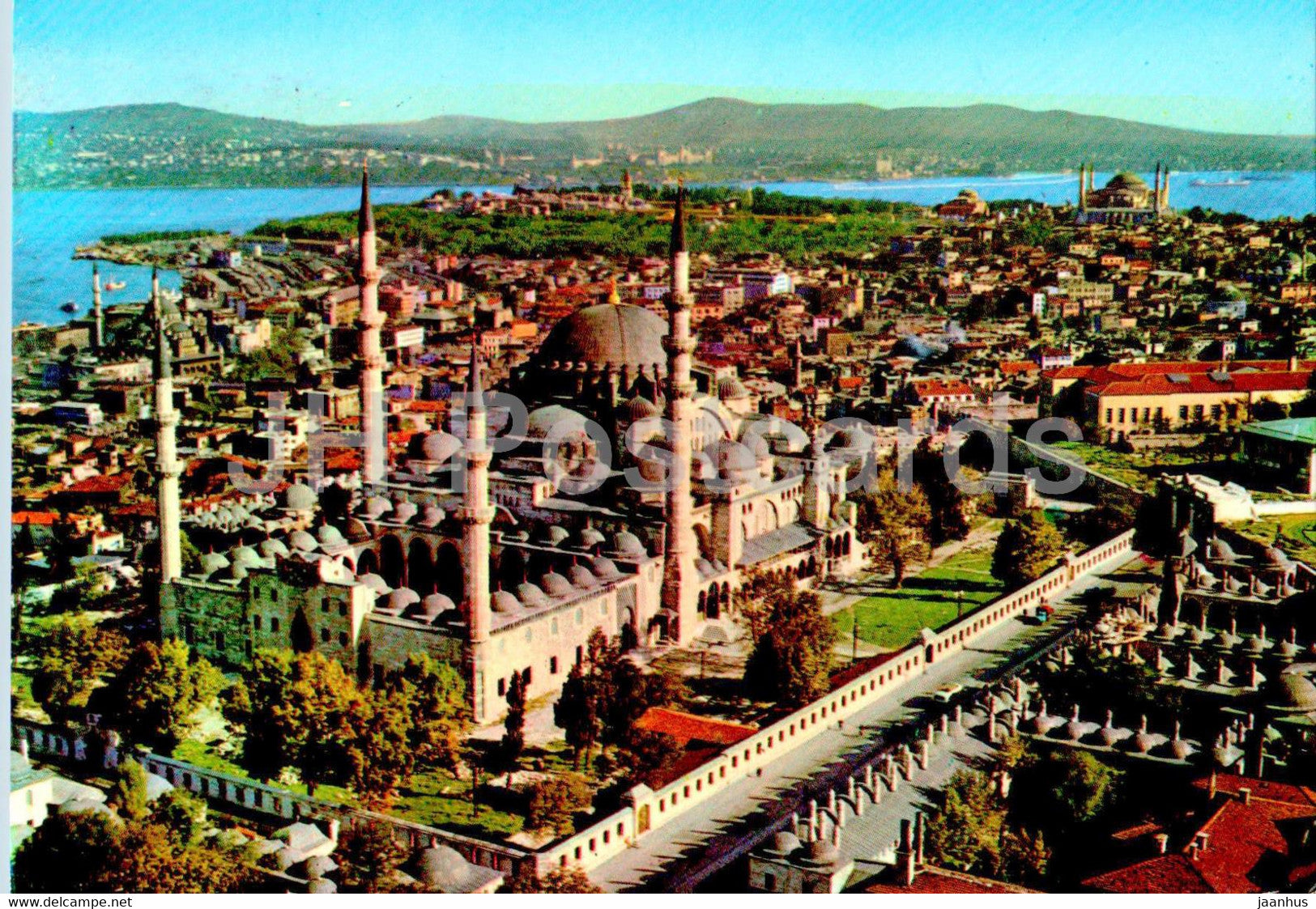 Istanbul - The Mosque of Suleymaniye - 1988 - Turkey - used - JH Postcards