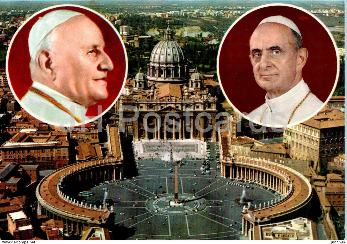 Vatican - Saluti da Roma - pope - St Peter's Square - multiview - 13786 - Vatican - unused - JH Postcards