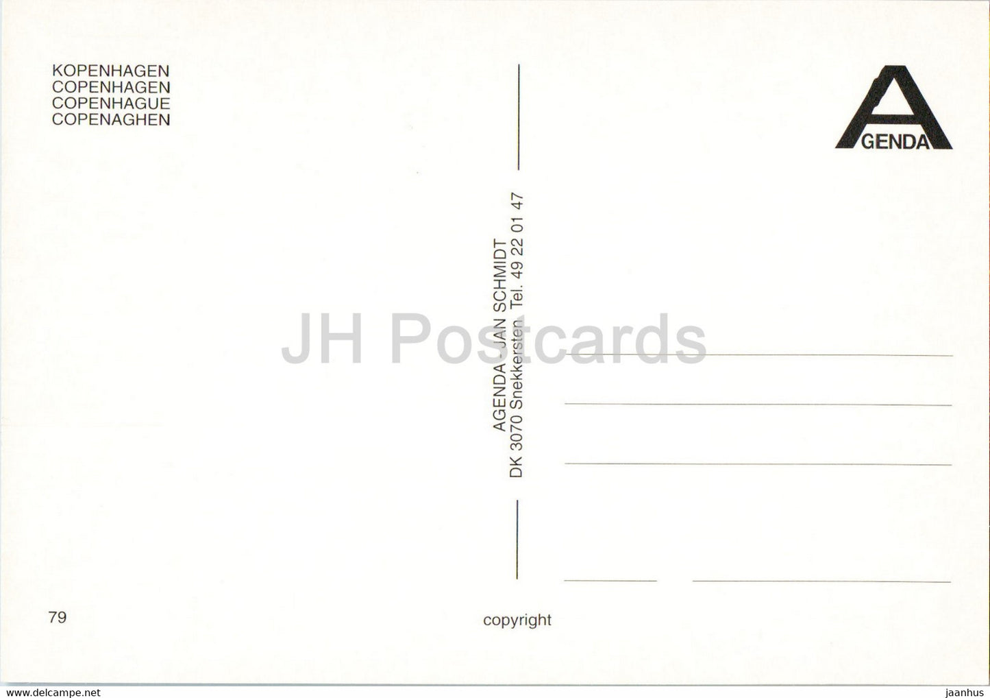 Copenhagen - Little Mermaid - boat - horse carriage - multiview - 79 - Denmark - unused