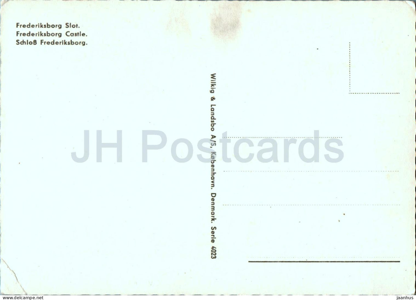 Frederiksborg Slot - castle - 4023 - Denmark - unused